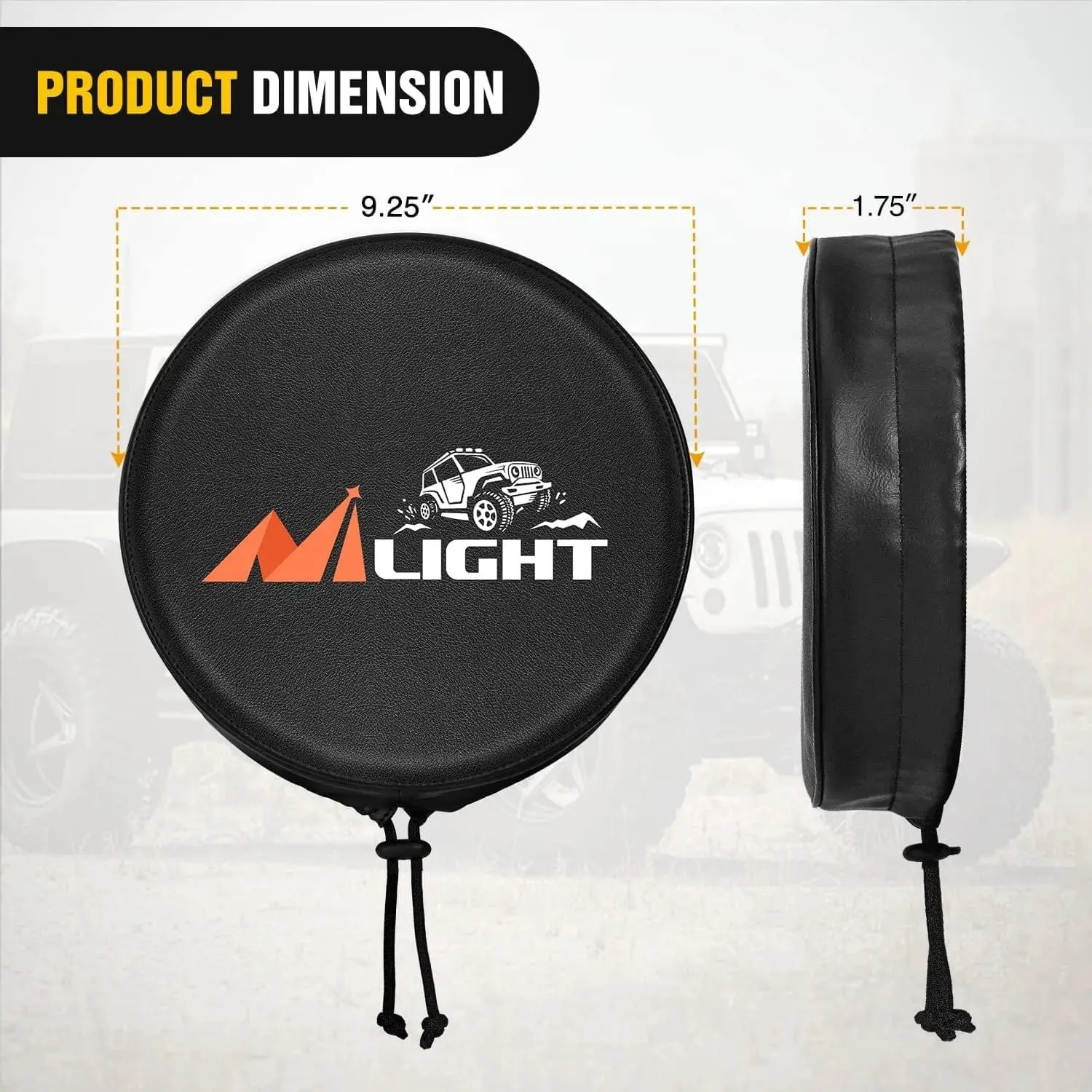 9 Inch Round Offroad Driving Pod Light Cover Type A