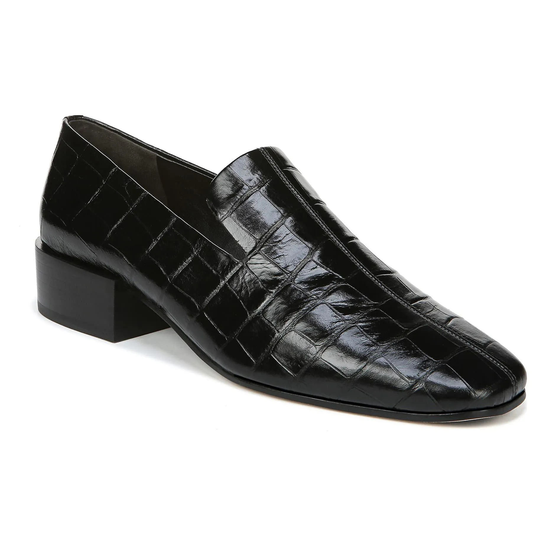 Baudelaire Embossed-Leather Loafers