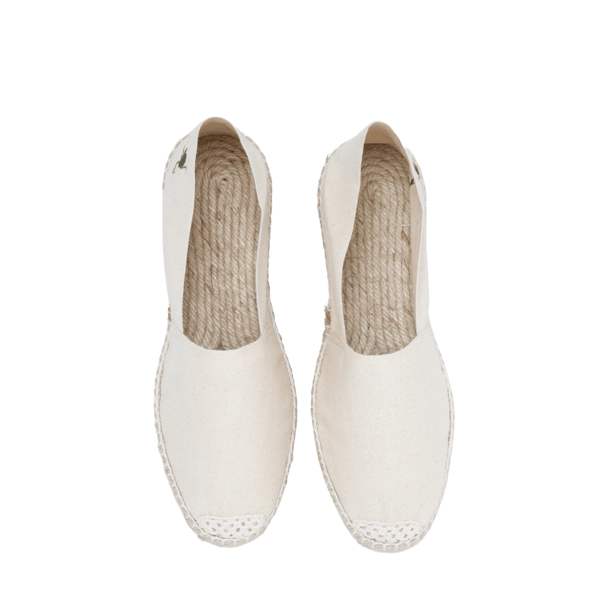 Canvas Espadrilles - Cream