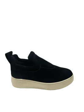 Celine Slip On Black Suede Skate Sneakers. Size: 35