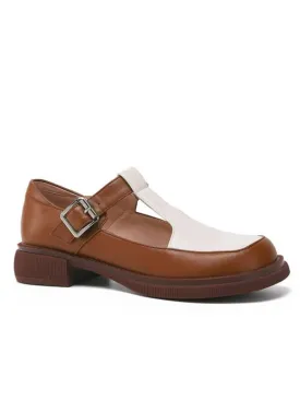 Fashion Buckles Block Heel&Loafers