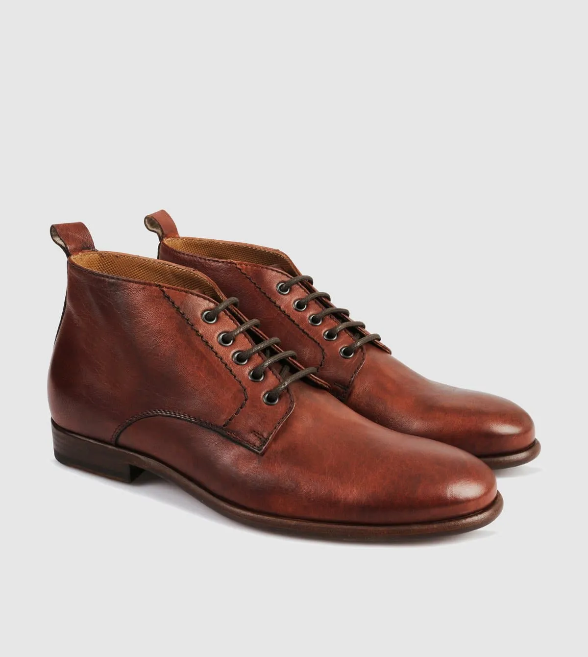 Hilton Lace-up Boots by Brando