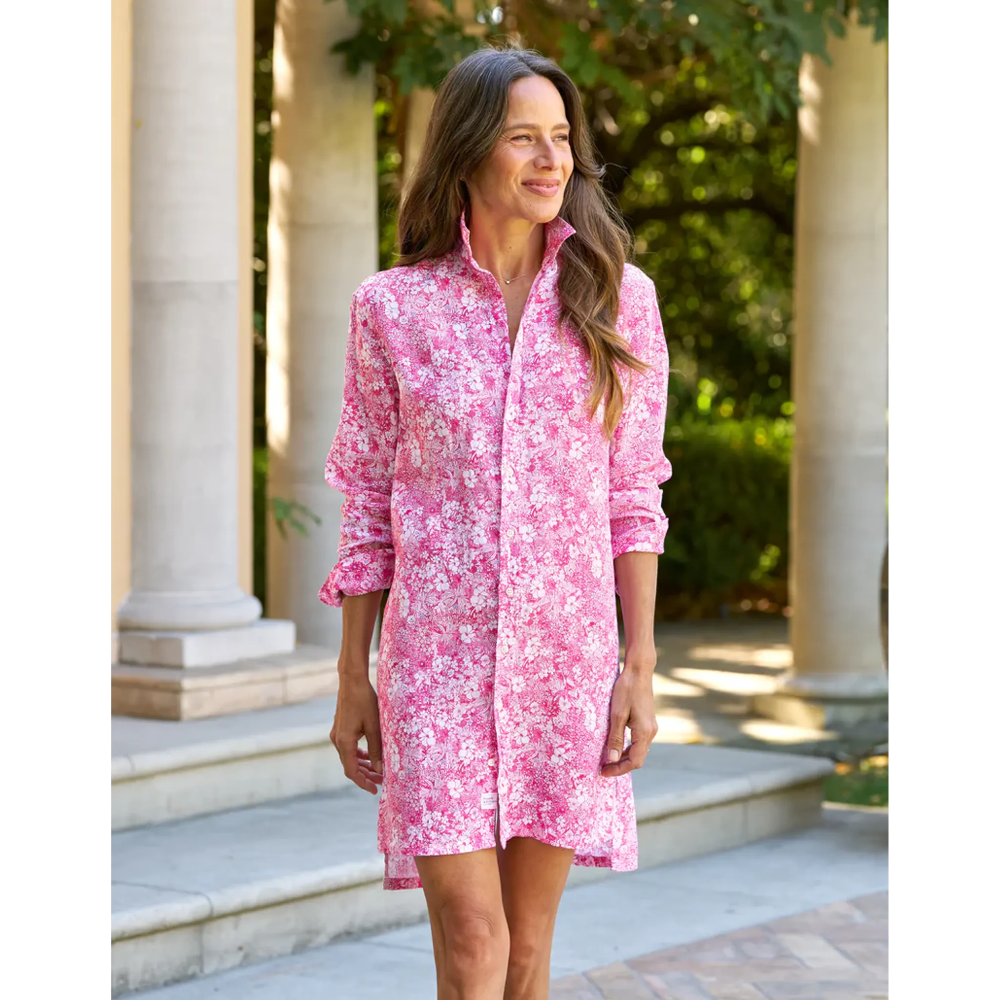 Hunter, Step-Hem Shirtdress