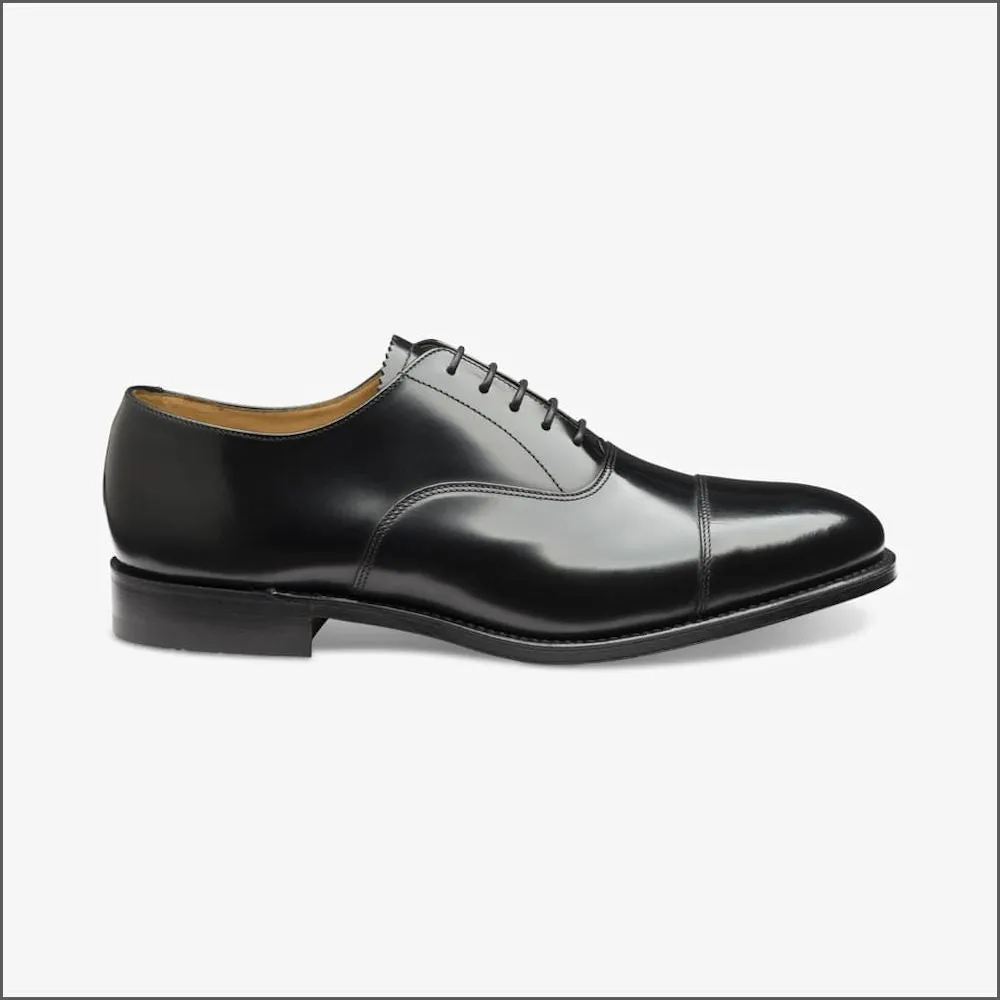 Loake 747 Black Classic Toe Cap@