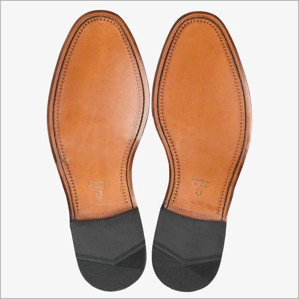 Loake 747 Black Classic Toe Cap@