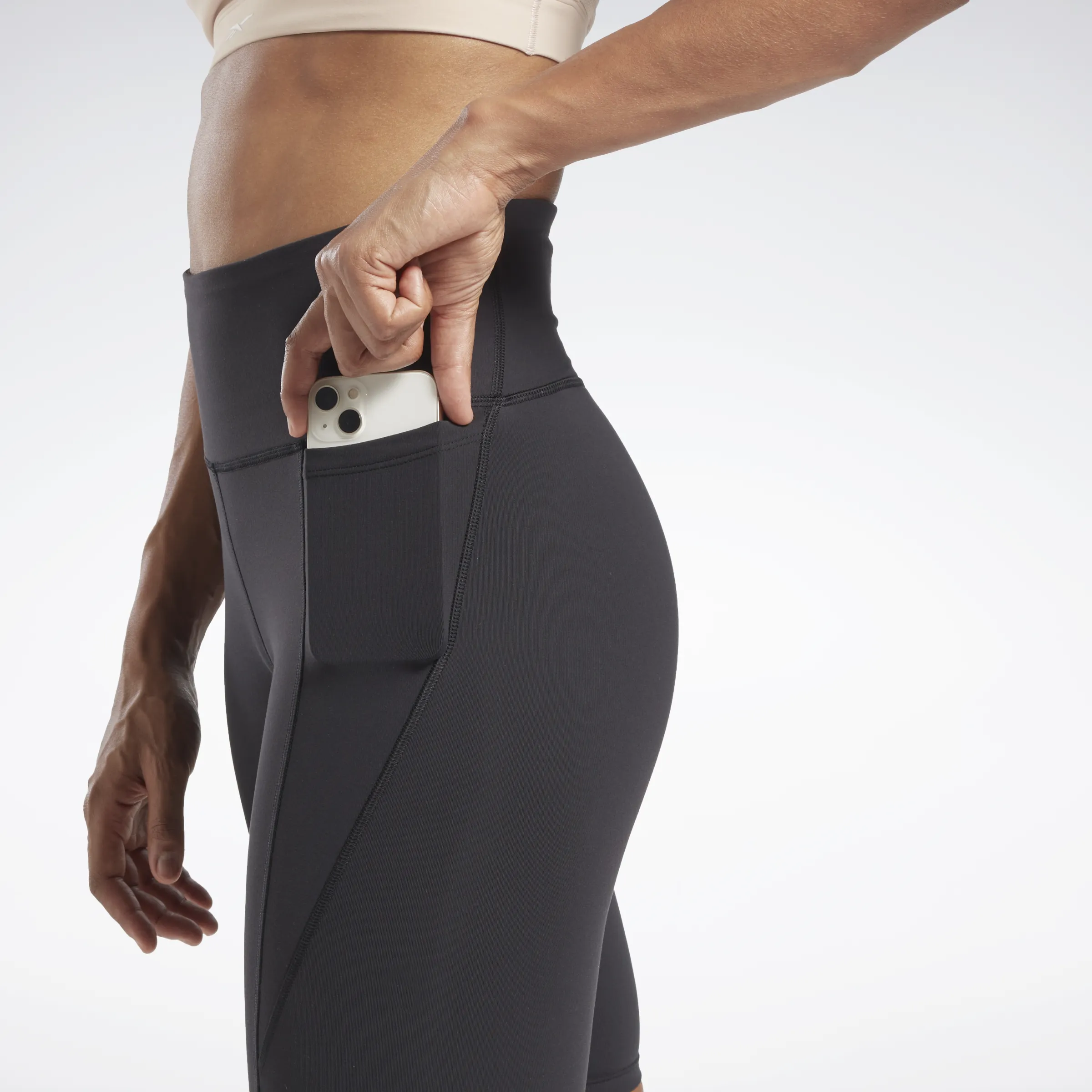 Lux High-Rise Bike Shorts Black