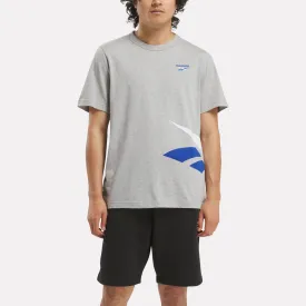 Reebok Identity Cross Check T-Shirt Mgreyh