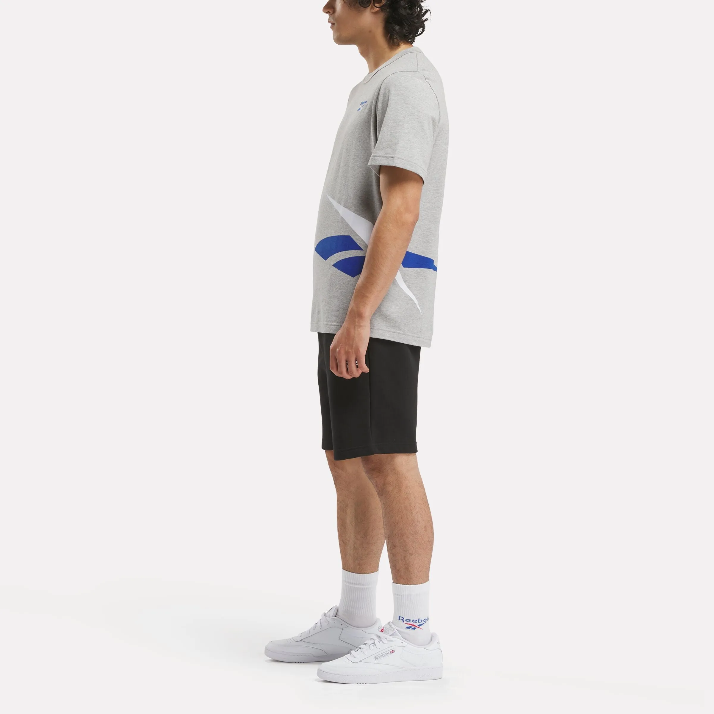 Reebok Identity Cross Check T-Shirt Mgreyh
